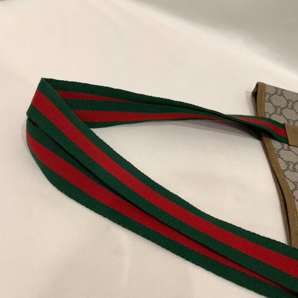 Gucci Brown GG Plus Tote w/ Pouch Sku#83976 - Picture 6 of 16